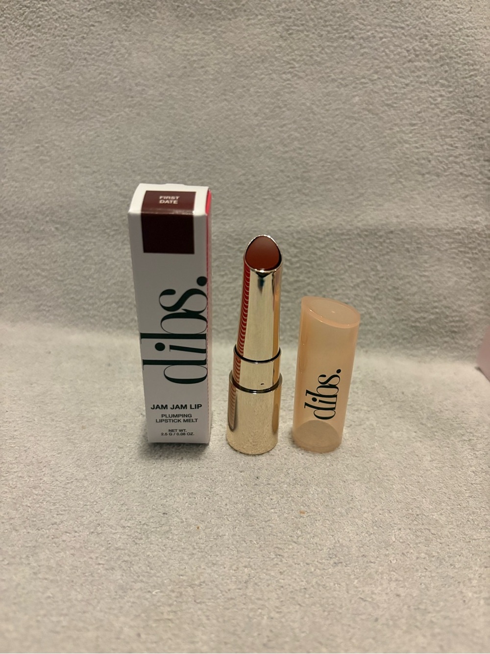 Dibs Jam Jam Lip Plumping Lipstick Melt shade First Date Brand New in Box!!
